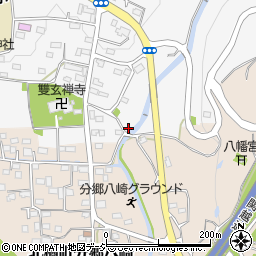 群馬県渋川市北橘町八崎1337周辺の地図