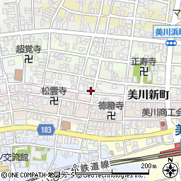 安田表具店周辺の地図