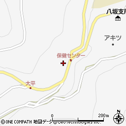 長野県大町市八坂大平987周辺の地図