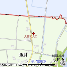 栃木県真岡市飯貝846周辺の地図