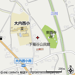 栃木県真岡市下籠谷1691-4周辺の地図