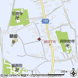 茨城県那珂市額田南郷528-2周辺の地図