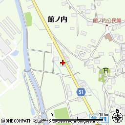 長野県大町市社館ノ内5456-1周辺の地図