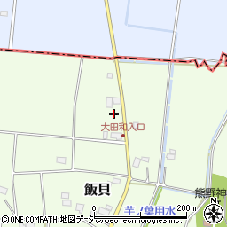 栃木県真岡市飯貝840周辺の地図