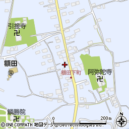 茨城県那珂市額田南郷408周辺の地図