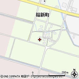 石川県白山市福新町19周辺の地図