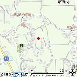 長野県大町市社館ノ内5709周辺の地図