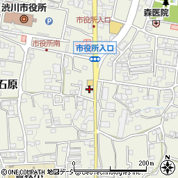 美容室ＧＯＤ渋川店周辺の地図