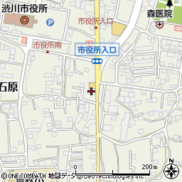 ゴッド渋川店周辺の地図