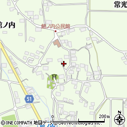 長野県大町市社館ノ内5706周辺の地図