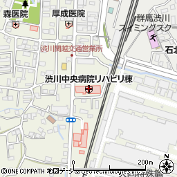 渋川中央リハビリ病院周辺の地図