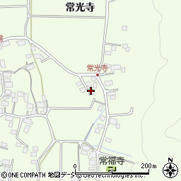 長野県大町市社常光寺5817周辺の地図