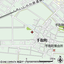 石川県白山市手取町キ周辺の地図