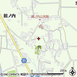 長野県大町市社館ノ内5703-3周辺の地図