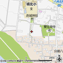 群馬県渋川市北橘町八崎985-5周辺の地図