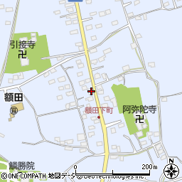 茨城県那珂市額田南郷410周辺の地図