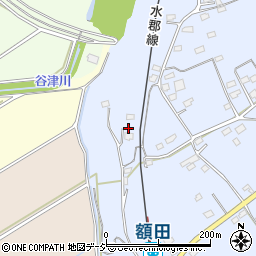 茨城県那珂市額田南郷1345周辺の地図