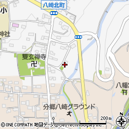 群馬県渋川市北橘町八崎1104周辺の地図