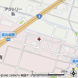 石川県白山市源兵島町1051周辺の地図