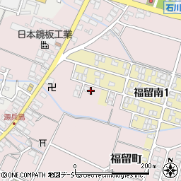 北陸中日新聞　坂田新聞店周辺の地図