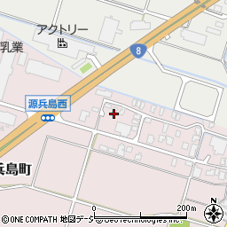 石川県白山市源兵島町1050-1周辺の地図