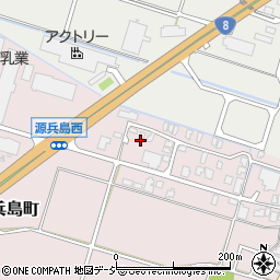 石川県白山市源兵島町1050-1周辺の地図