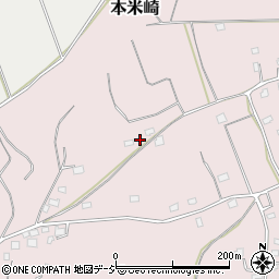 茨城県那珂市本米崎1399周辺の地図
