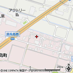 石川県白山市源兵島町1051-18周辺の地図