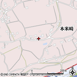 茨城県那珂市本米崎2073-2周辺の地図