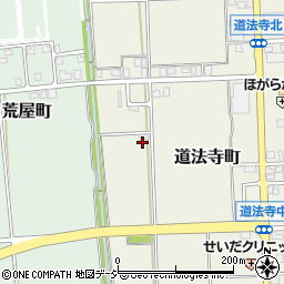 石川県白山市道法寺町ロ周辺の地図