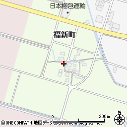 石川県白山市福新町16周辺の地図