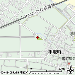 石川県白山市手取町ク周辺の地図