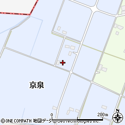 栃木県真岡市京泉2150周辺の地図