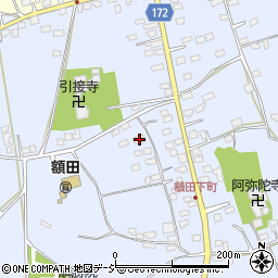 茨城県那珂市額田南郷520周辺の地図