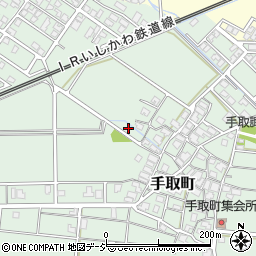 石川県白山市手取町サ周辺の地図