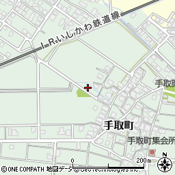 石川県白山市手取町（サ）周辺の地図