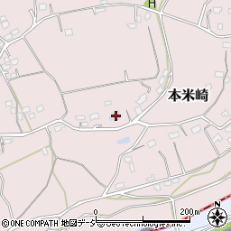 茨城県那珂市本米崎2064周辺の地図