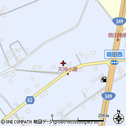 茨城県那珂市額田南郷1152-1周辺の地図