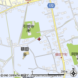 茨城県那珂市額田南郷518周辺の地図