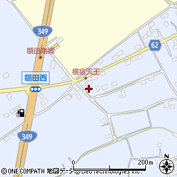 茨城県那珂市額田南郷838-1周辺の地図