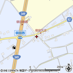茨城県那珂市額田南郷839周辺の地図
