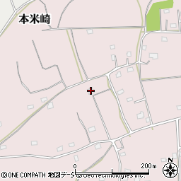 茨城県那珂市本米崎1668周辺の地図