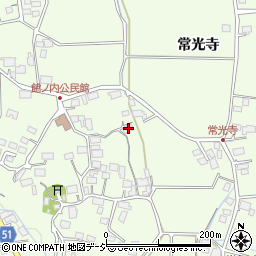 長野県大町市社館ノ内5691-1周辺の地図