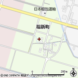 石川県白山市福新町周辺の地図