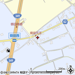 茨城県那珂市額田南郷837-1周辺の地図