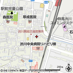 関越交通株式会社　渋川営業所周辺の地図