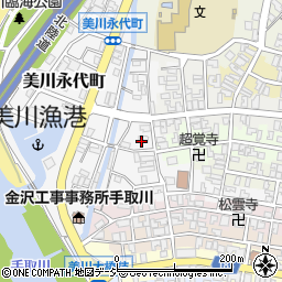石川県白山市美川永代町ヲ周辺の地図