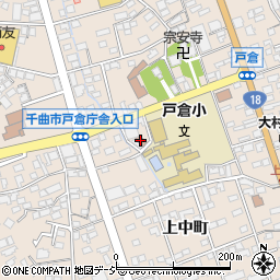 上中町公民館周辺の地図