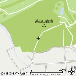 茶臼山古墳周辺の地図