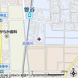 石川県白山市曽谷町ニ28周辺の地図